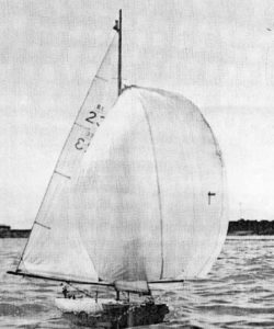model yacht racing boat