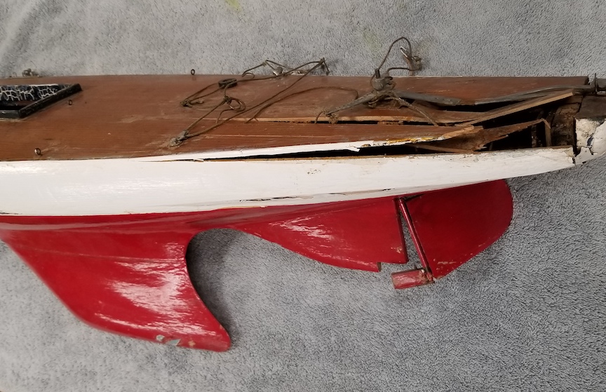 model yacht repairs
